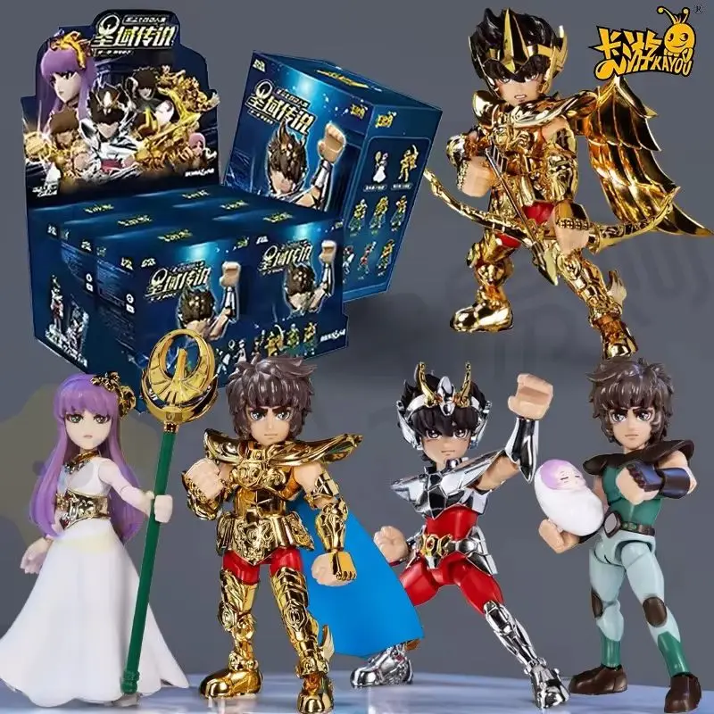 뜨거운 판매 Kayou Saint Seiya 그림 거룩한 망토 각성 주변 인형 모델 희귀 Kayou 그림 애니메이션 게임 취미 선물 장난감 아이