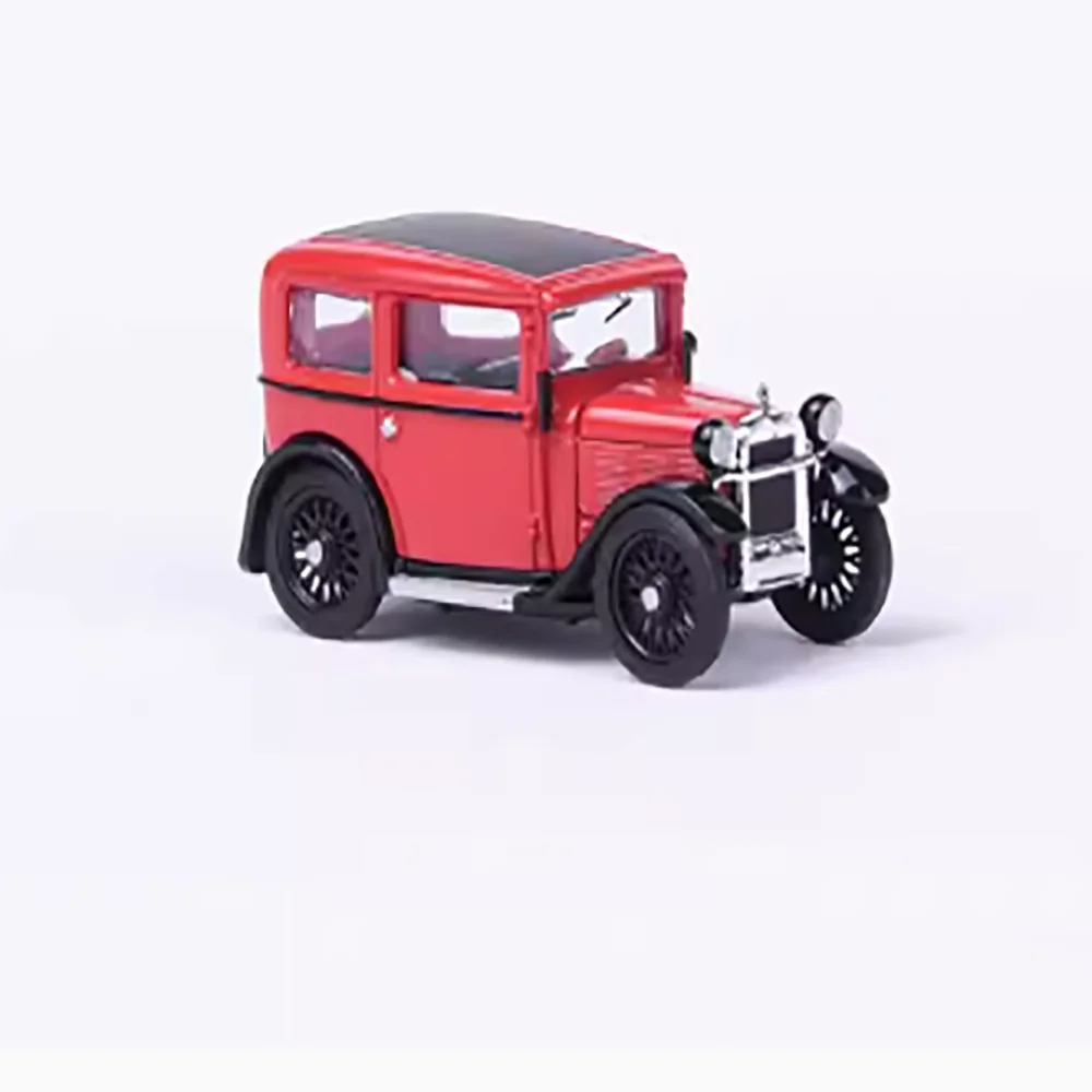 Diecast 1/87 Scale Dixi 1929 Red Car Model Handmade Classic Classic Car Model Decoration Finished Model Gift Toy ﻿