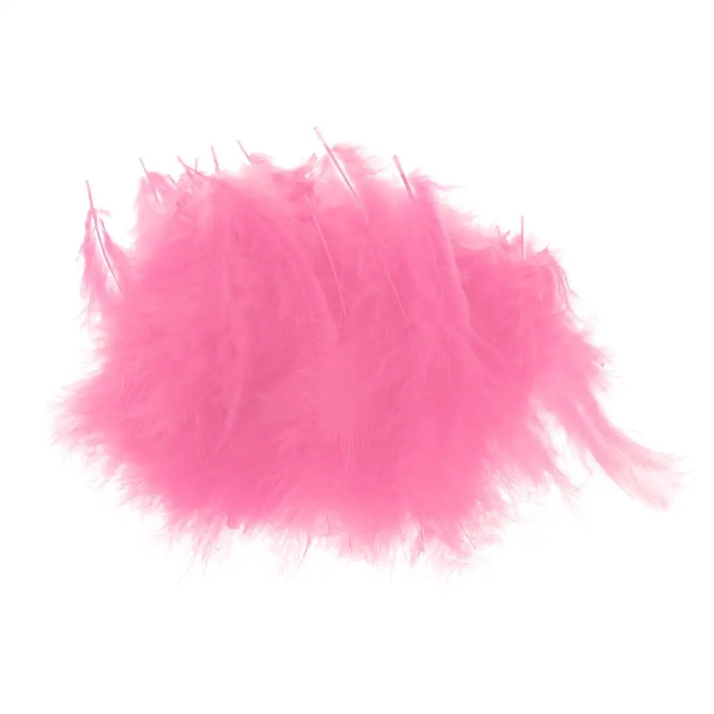 100개 DIY 공예 깃털 보보 풍선 깃털 장식 파티 액세서리