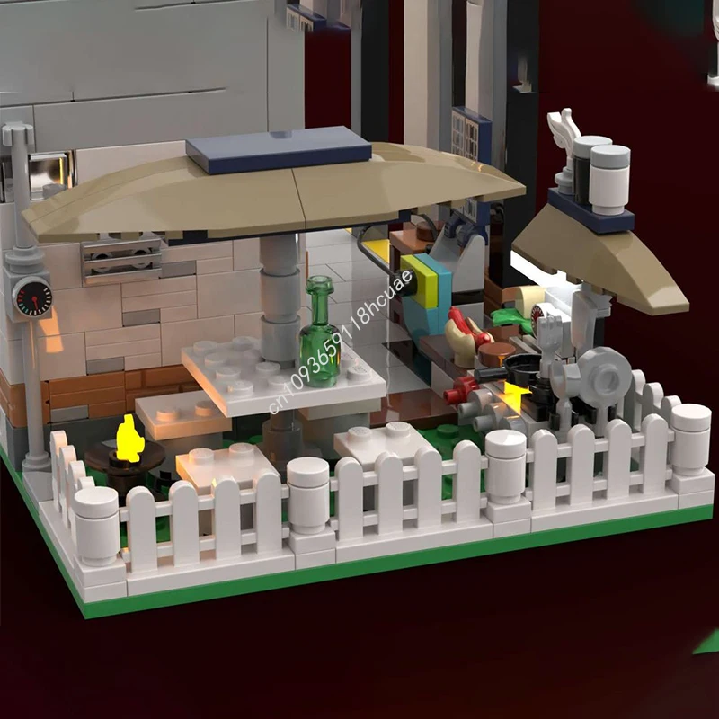 932 pezzi MOC 1 fila residenziale blocchi di costruzione modulari serie Master Collector Edition modello fai da te educazione assemblare regalo di Natale