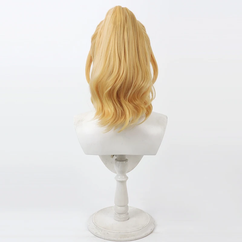 Strinova Audrey Grove Cos Cosplay Wig Halloween Party Prop Synthetic Hair Heat Resistant Fiber + Wig Cap