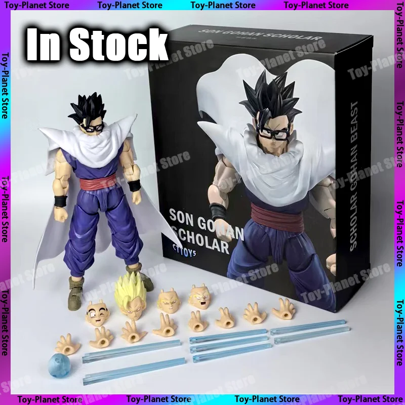 

[В наличии] CT игрушки, драконий жемчуг Z S.H. Фигуртс SHF Super Saiyan SSJ Son Gohan Scholar аниме, фигурки, подарки, детские игрушки