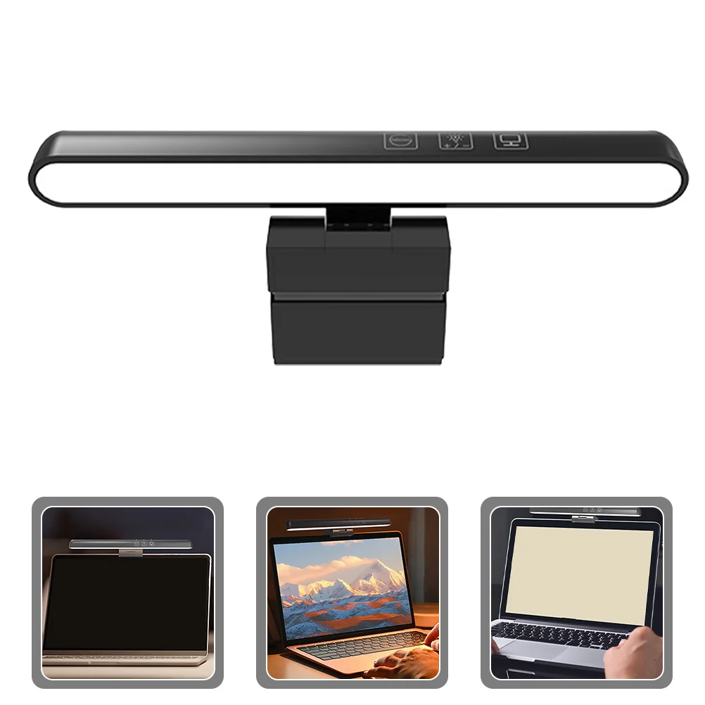

Desktop Computer Monitor Light 3-Color Modes Adjustable Clip Hanging LED Computer Screen Lamp USB Monitor Light Eye Protection