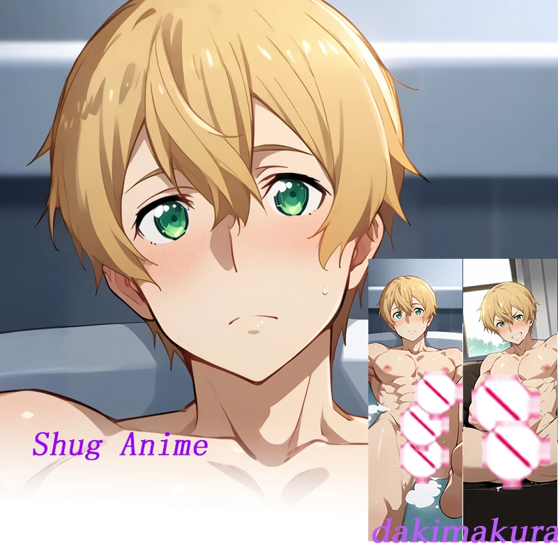 Dakimakura أنيمي Eugeo SAO futa 1 على الوجهين طباعة بالحجم الطبيعي وسادة للجسم غطاء الفراش الهدايا #2