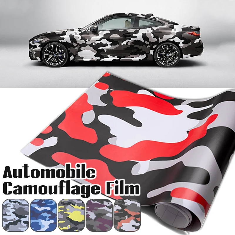 7 Kinds Waterproof Camo Vinyl Wrap Car Modification Motorcycle Decal Mirror Phone Laptop DIY Styling Camouflage Sticker Film PVC