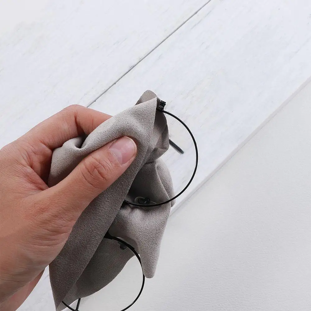 جودة عالية الشامواه ستوكات عدسة الملابس تنظيف مسح النظارات القماش نظارات نظيفة #4