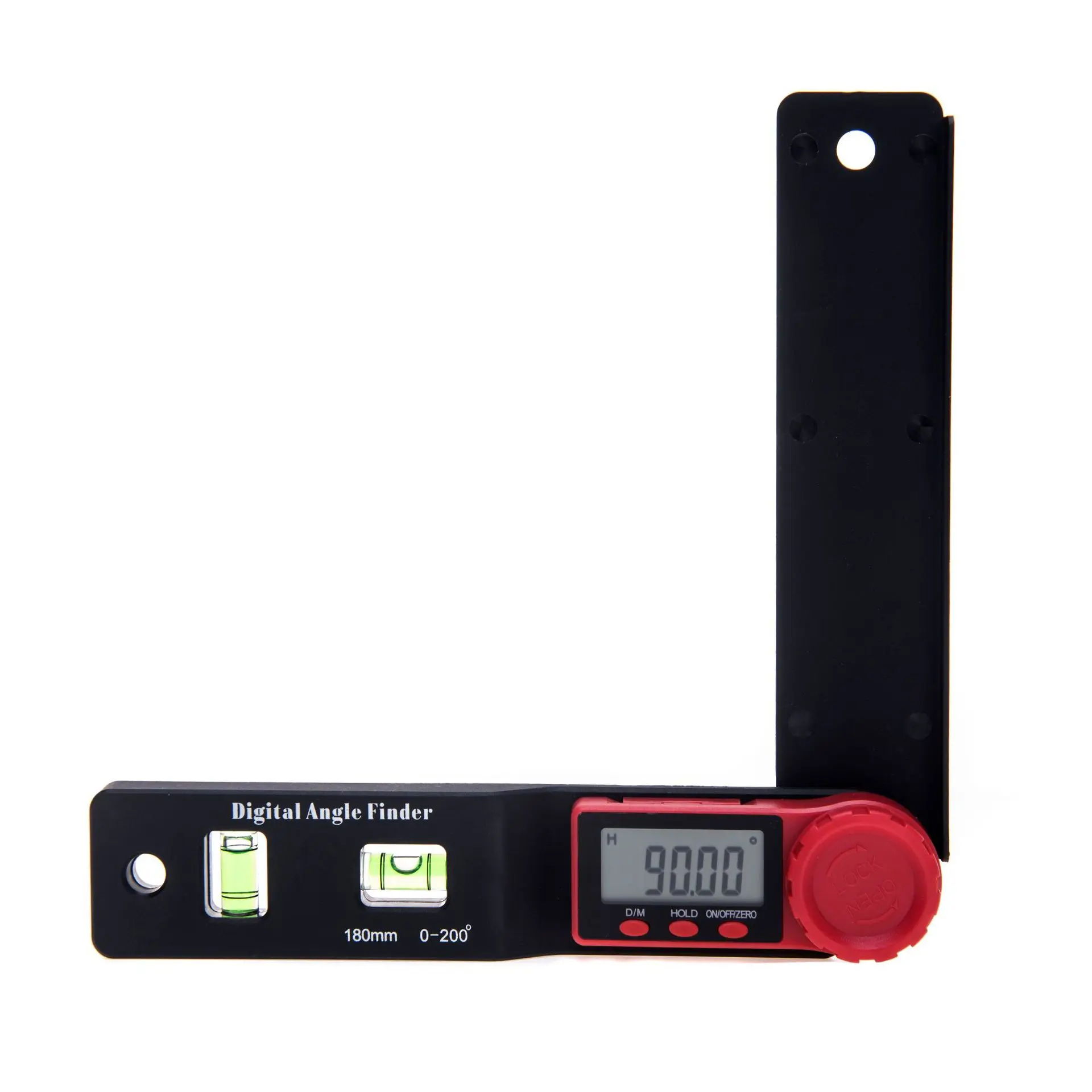 Digital goniometer goniometer inclinometer Electronic horizontal 360 degree non-magnet horizontal angular slope test ruler