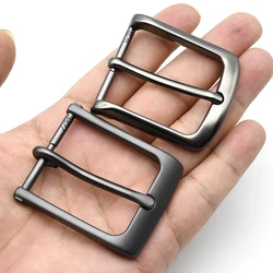 1piece Metal Belt Buckle 35mm Matte Black Single Pin Buckle Jeans Waistband Buckles For 32mm-34cm Belt Leather Craft Accessories
