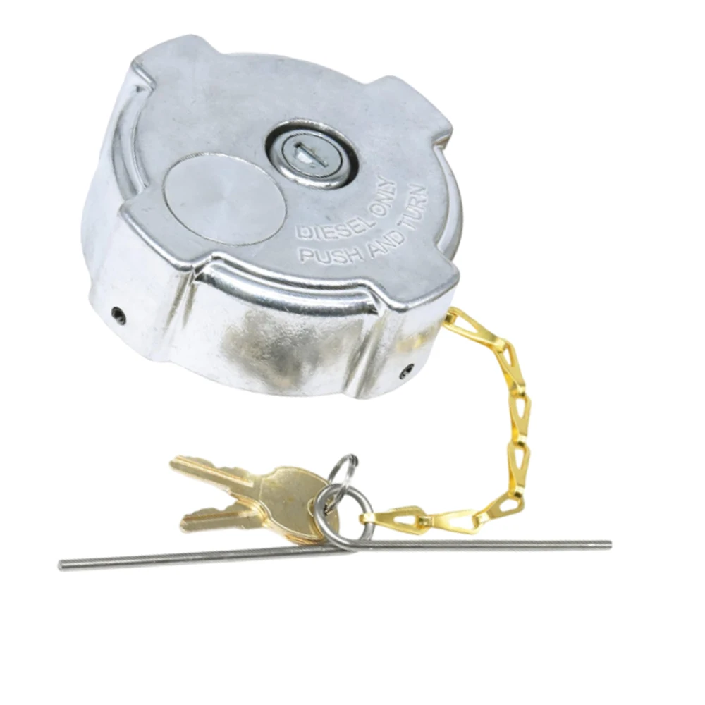 Locking Diesel Fuel Cap with Keys Aluminum For Freightliner Cascadia 03-37017-002 0337017002