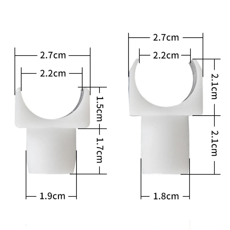 Wheelchair accessories - support blocks for wheelchairs - Short and long sliders - Universal wheelchair tube support blocks