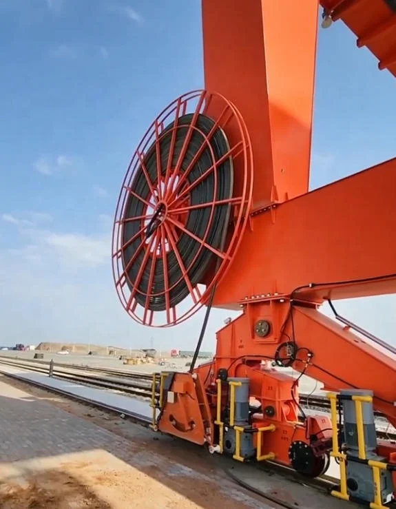 Gantry Crane Motor Driven Magnetic Coupler Magnetic Coupling Cable Reel For Ship Unloader With DC Motor