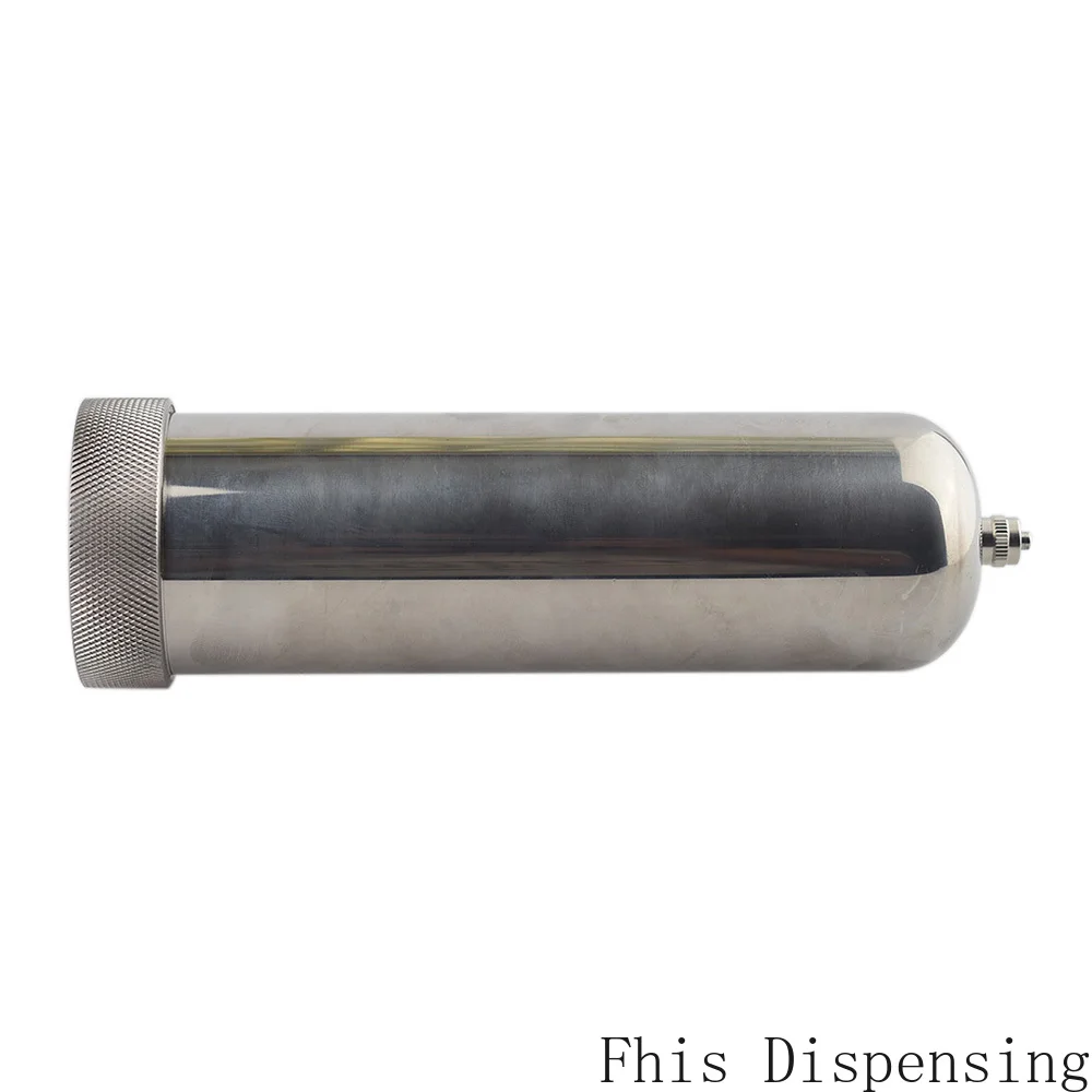 Rubber Cylinder Heating Dispensing Syringe 300cc All Stainless Steel Dispensing Syringe