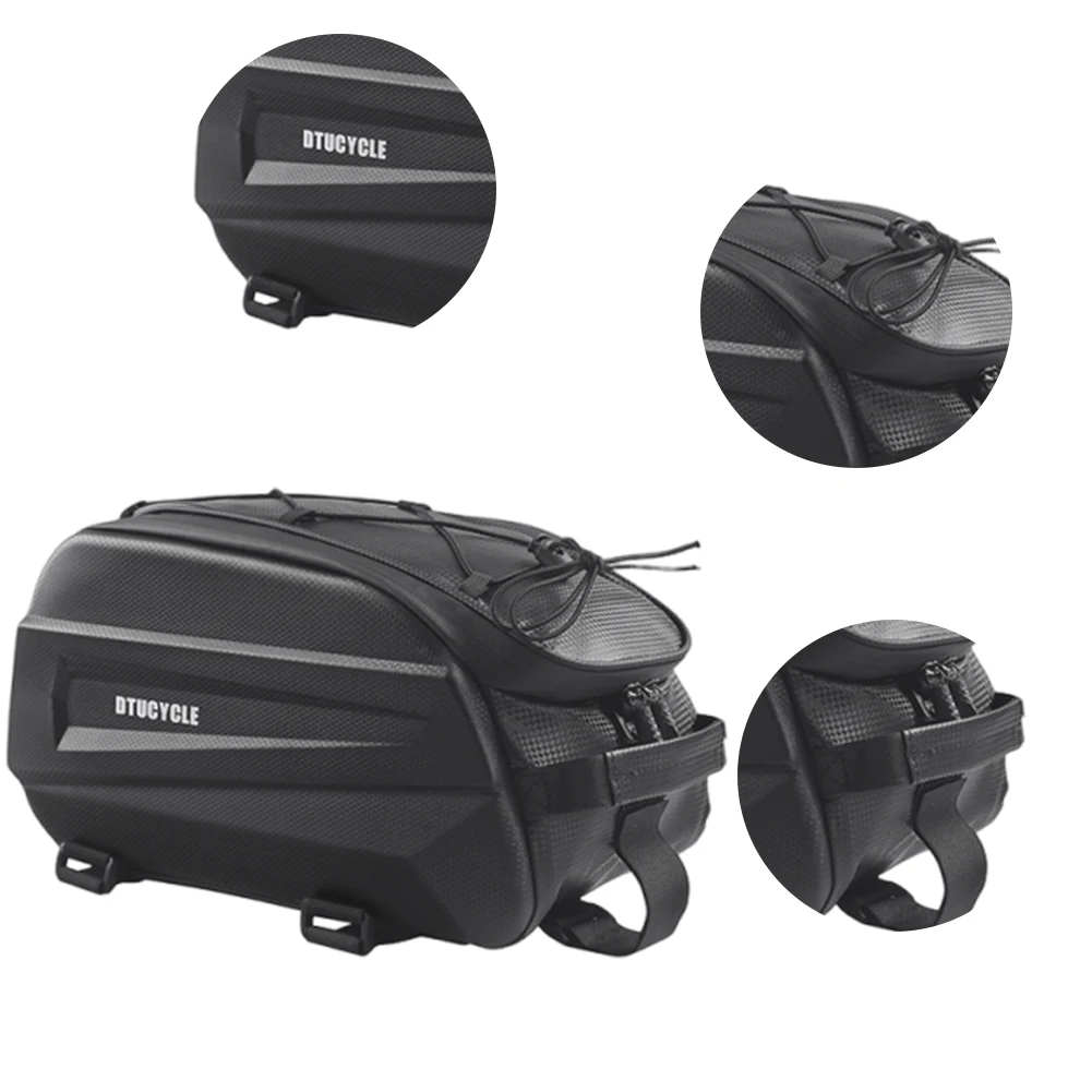 Bike Rear Rack Bag Large Capacity Bicycle Trunk Bag Waterproof Cycling Back Seat Cargo Bag for Outdoor Camping Hiking Sports