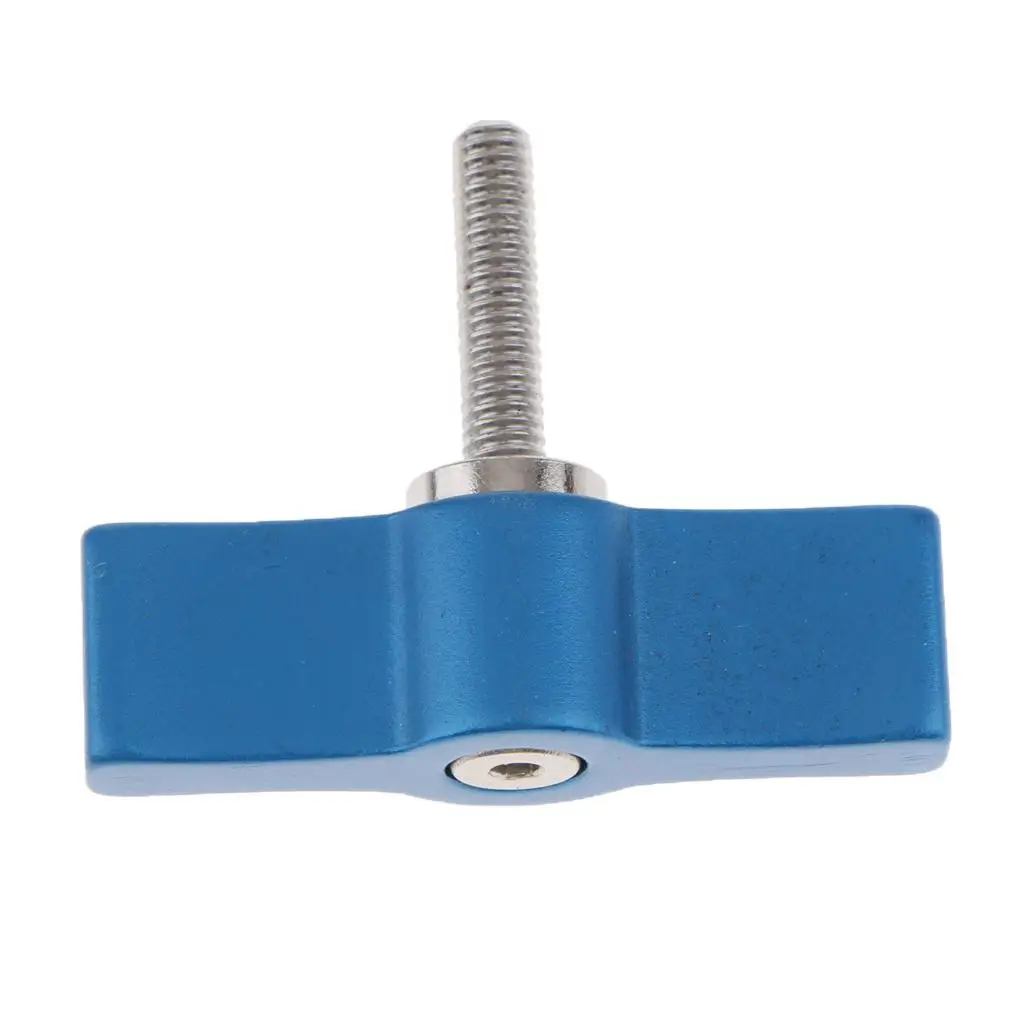 مقبض برغي M4 برغي قابل للتعديل لكاميرا معدات التصوير الفوتوغرافي (أزرق، 17 مم)