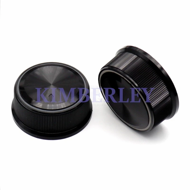 

Комплект из 2 пластиковых колпачков для поворотных переключателей 45×18 мм, для потенциометров, энкодеров, усилителей мощности, регуляторов громкости, с винтовым креплением