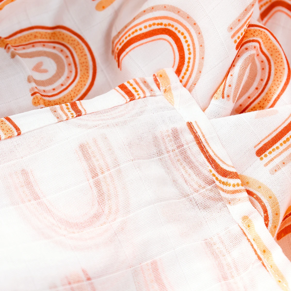 Elinfant 4 قطعة مجموعة هدايا الشاش قماط البطانيات الخيزران القطن لينة مريحة 100% القطن الوليد منشفة استحمام الطفل التفاف