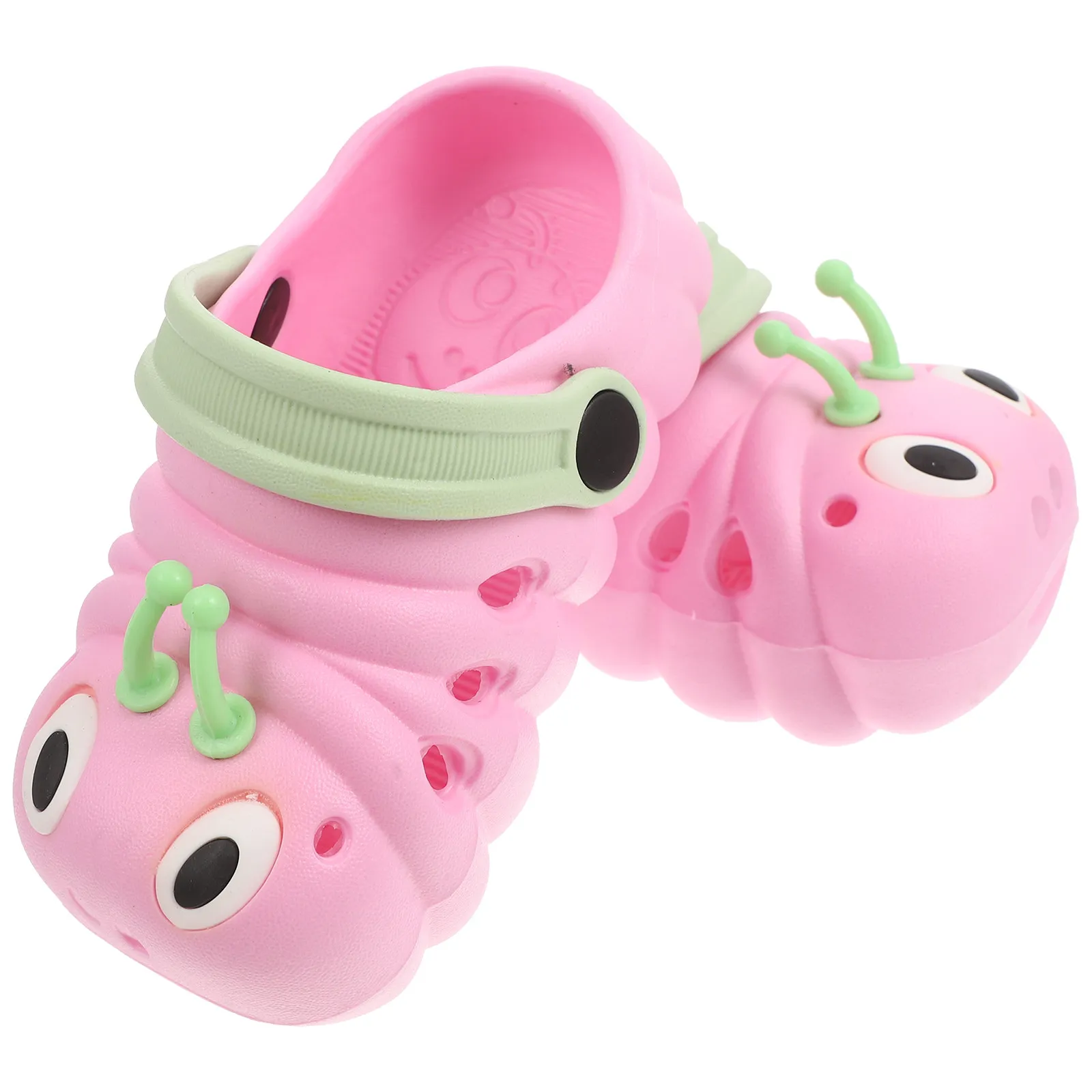 1Pair Non-Slip Beach Sandals Pink Size 26 Length 15.5cm Boys Girls Lightweight Summer Slippers Comfortable Daily Wearing