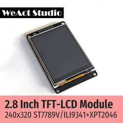 WeAct-Tela LCD com ajuste automático de brilho, SPI, módulo TFT com XPT2046, sem toque, 240x320, ILI9341, ST7789V, 2.8in