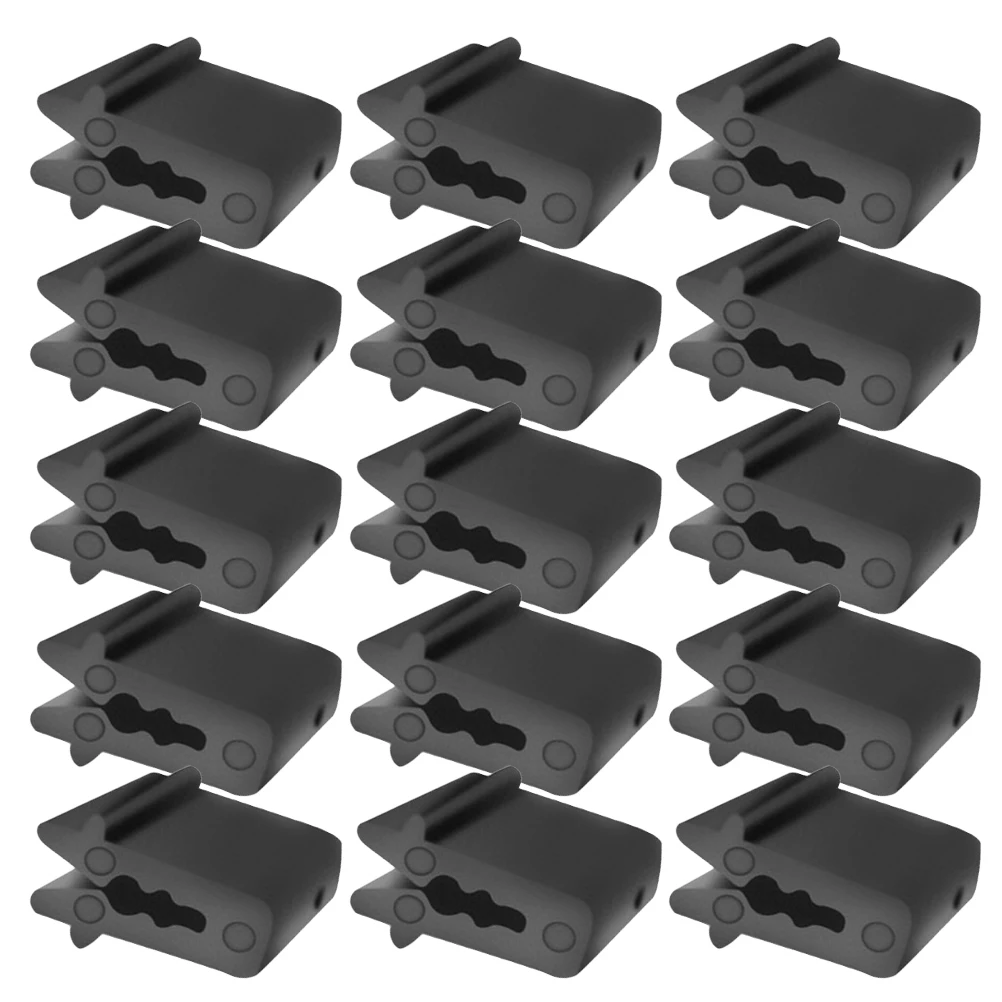 

100 Pcs Greenhouse Clips Shelter Accessories Garden Netting Clamps Film Cover Black Plastic Fits 1 8 to 3mm Wire Reusable