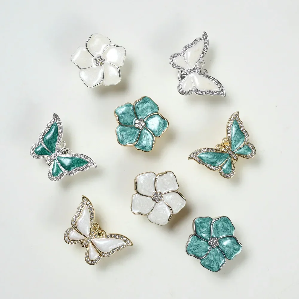 Butterfly Zinc Dresser Handles for Novelty Knobs Furniture Cupboard Flower Drawer Knobs Kitchen Bookcase Handle Cabinet Handle