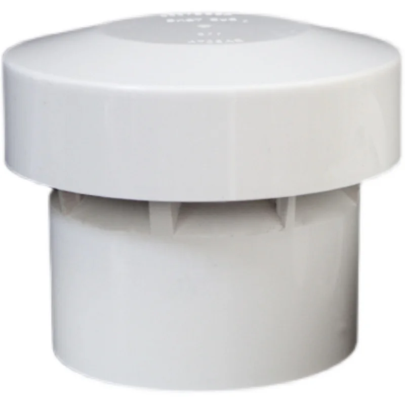 Tubo di drenaggio in PVC valvola di aspirazione di ventilazione automatica valvola di ventilazione Anti Mouse 50/75/110/160mm cappuccio antipioggia