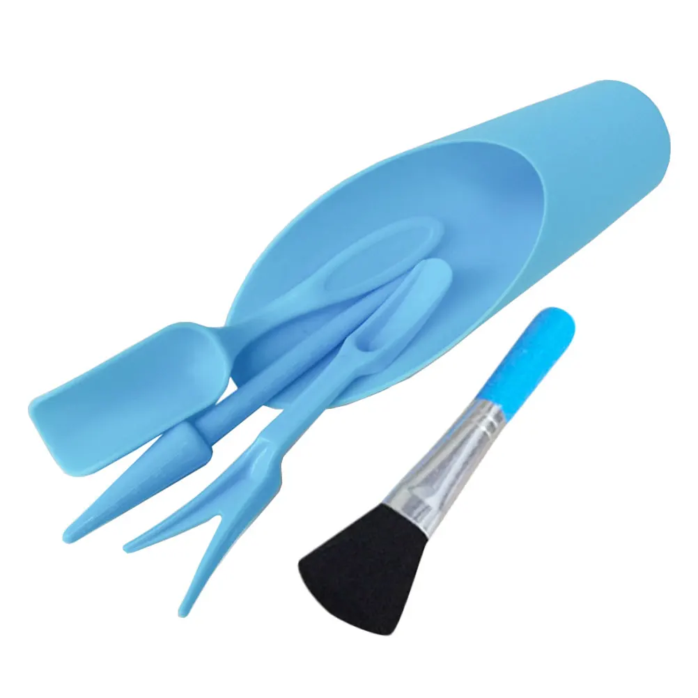

1 set Garden Tool Set Blue Succulent Planting Tools Shovel Scoop Transplanter Brush For Bonsai Handling Weeding Supplies