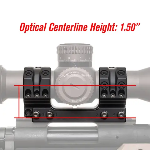 2025 New SP-3002 SP-4002 Solid Mount 30/34mm 0MIL 0MOA 1.50/1.93 inch Height Scope Mount with Surfaces for Scope Accessories