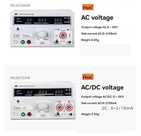 Withstand Voltage Tester, High Voltage 5KV 20ma Insulation Dielectric Strength High Voltage Tester
