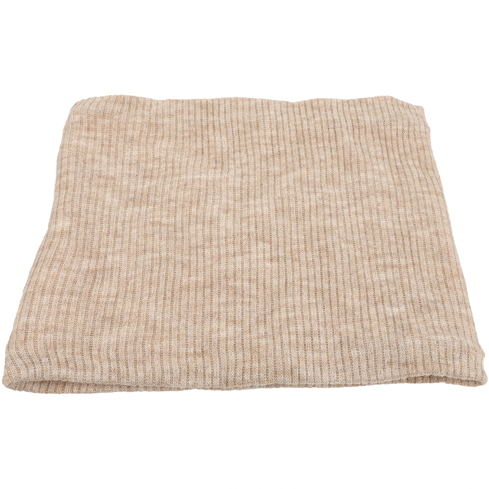 

Creative Double Layer Scarf Cold Protection Windproof Neck Warmer Winter Lovers Knit Thick Lining Pure Color Design