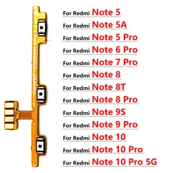 Power On Off Volume Camera Key Button Switch Flex Cable For Redmi Note 10 9 9S 8 7 6 Pro 5A