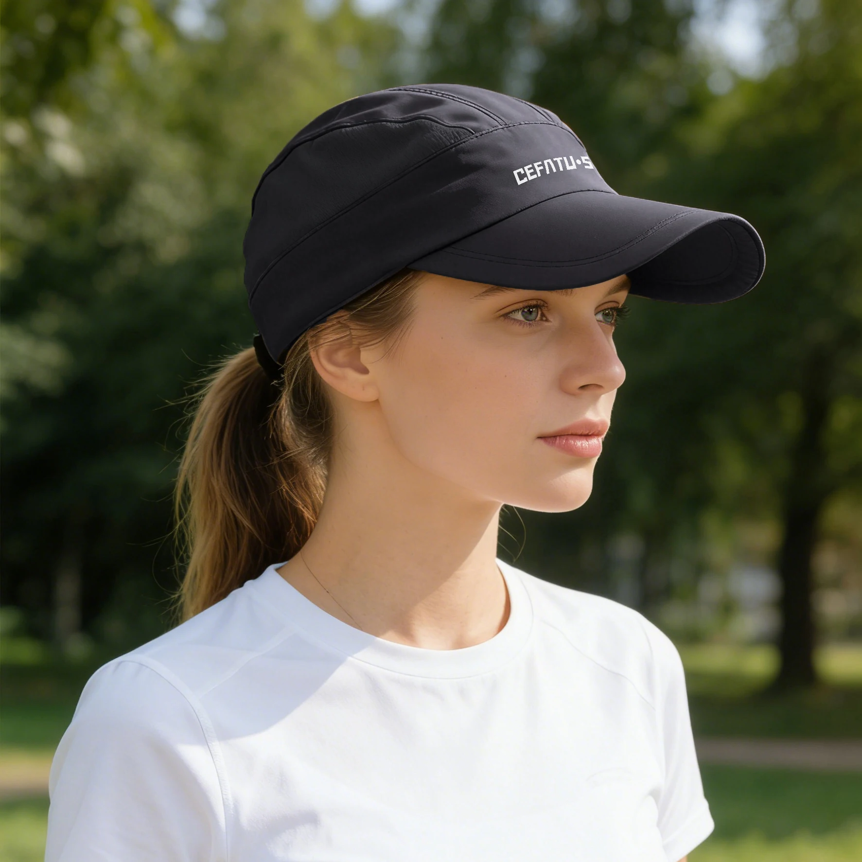 Verstellbare Entenschnabelmütze, 1 Stück, Outdoor-Sport, Unisex, mit elastischem Band, atmungsaktive Kopfbedeckung für Männer und Frauen