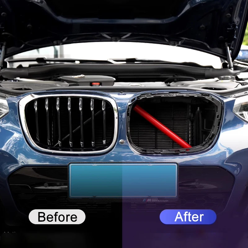 For BMW 5 6 7 Series F10 F11 F12 F13 F18 F01 F02 F03 F04 F06 F07 X1 F48 X2 F39 Car Front Grille Trim Strips Cover Accessories