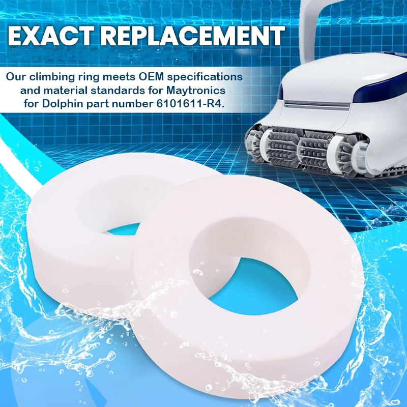 Climbing Ring Replacement for Maytronics for Dolphin 6101611-R4 for Nautilus/M200 Swimming Pool Robot Wheel Cover Accessories