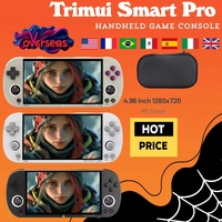 Trimui Smart Pro Retro Handheld Game Machine 4.96''IPS Screen Linux System Joystick RGB Lighting Handheld Game Machine New Gifts