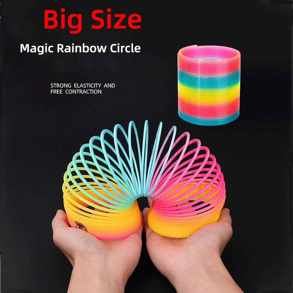 Big Size Rainbow Magic Springs Toy for Kids Birthday Party toys Party Favors Giveaway Gifts Guest Pinata Fillers