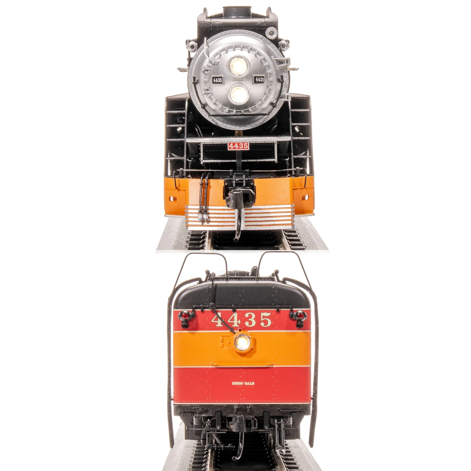 HO Scale 1/87 Train Model Southern Pacific GS-4 4-8-4 Steam Locomotive 4444  Digital Sound Version Adult Collectible Gift