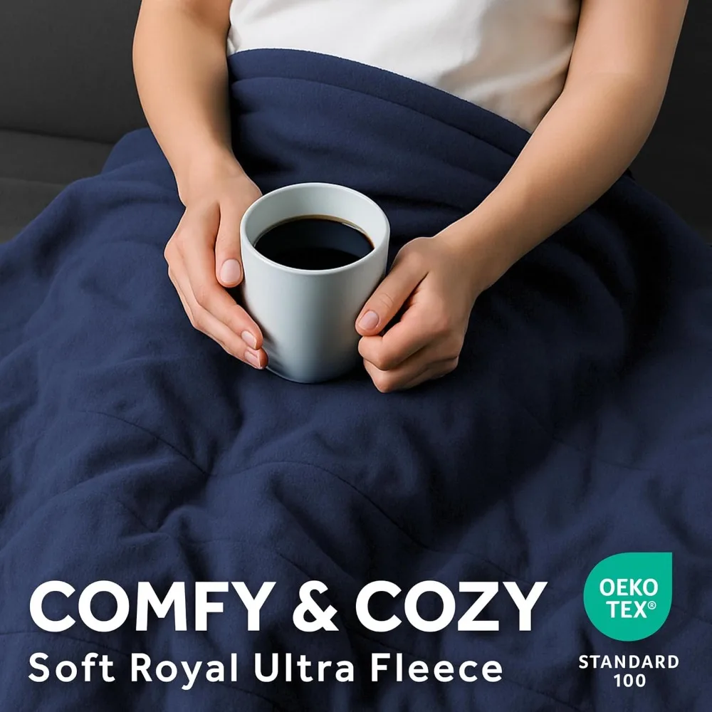 

Ultra Fleece Heated Electric Blanket King Size, 90" x 100", 12 Heat Settings, 12-Hour Selectable Auto Shut-Off, Fast Heating