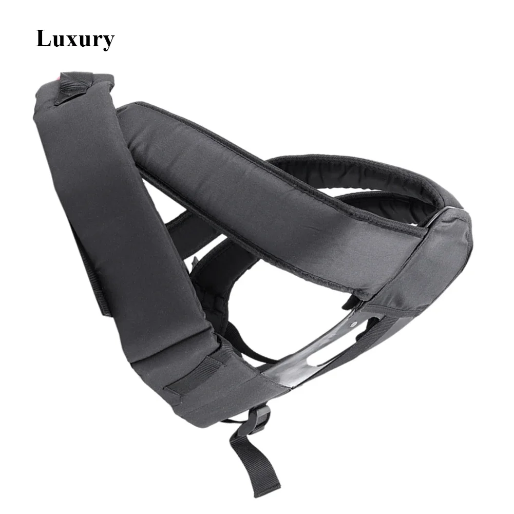 Black Grass Cutter Accessories Double Shoulder Strap Harness For Brush Cutter Outdoor Straps Lawn Mowers String Trimmer Parts