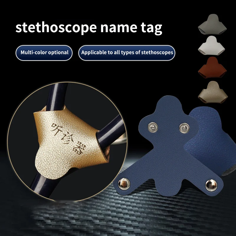 Professional Stethoscope Tag Personalized Wire Name for Littlmann Stethoscope Name Card for Doctor Nurse Sleeves Health Care