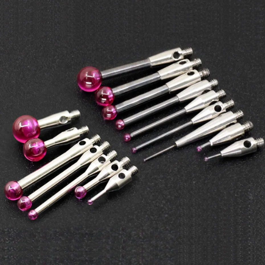 Three coordinate measuring needle, three-dimensional measuring needle 0.5/1.0/ball head ruby measuring needle M2M3