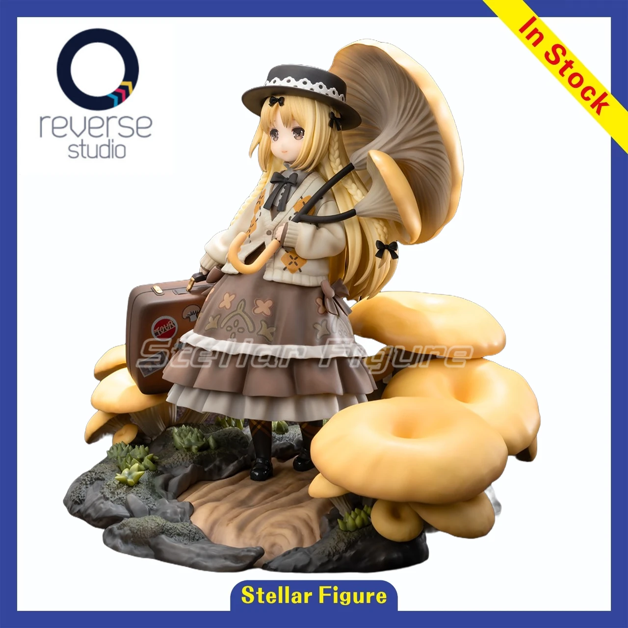 

【SF】In Stock Reverse Studio Mushroom Girl Series·No.3·Golden Top Side Ears 1/1 Scale Figures Model Original Collection