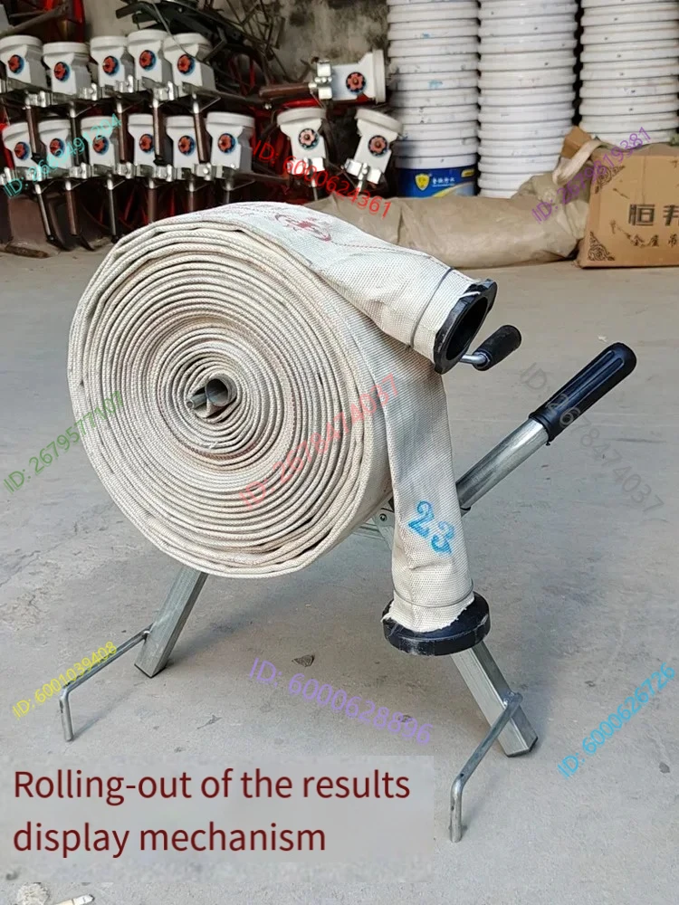 

Portable Hose Reel Machine Manual Fire Hose Winder Foldable Agricultural Water Hose Artifact Winding Rack
