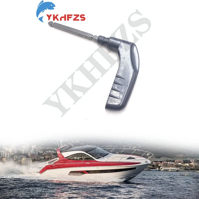 

6B4-44111-00-4D Boat Motor Handle Gear shift For Yamaha 9.9HP 15HP Replacement parts for outboard engine