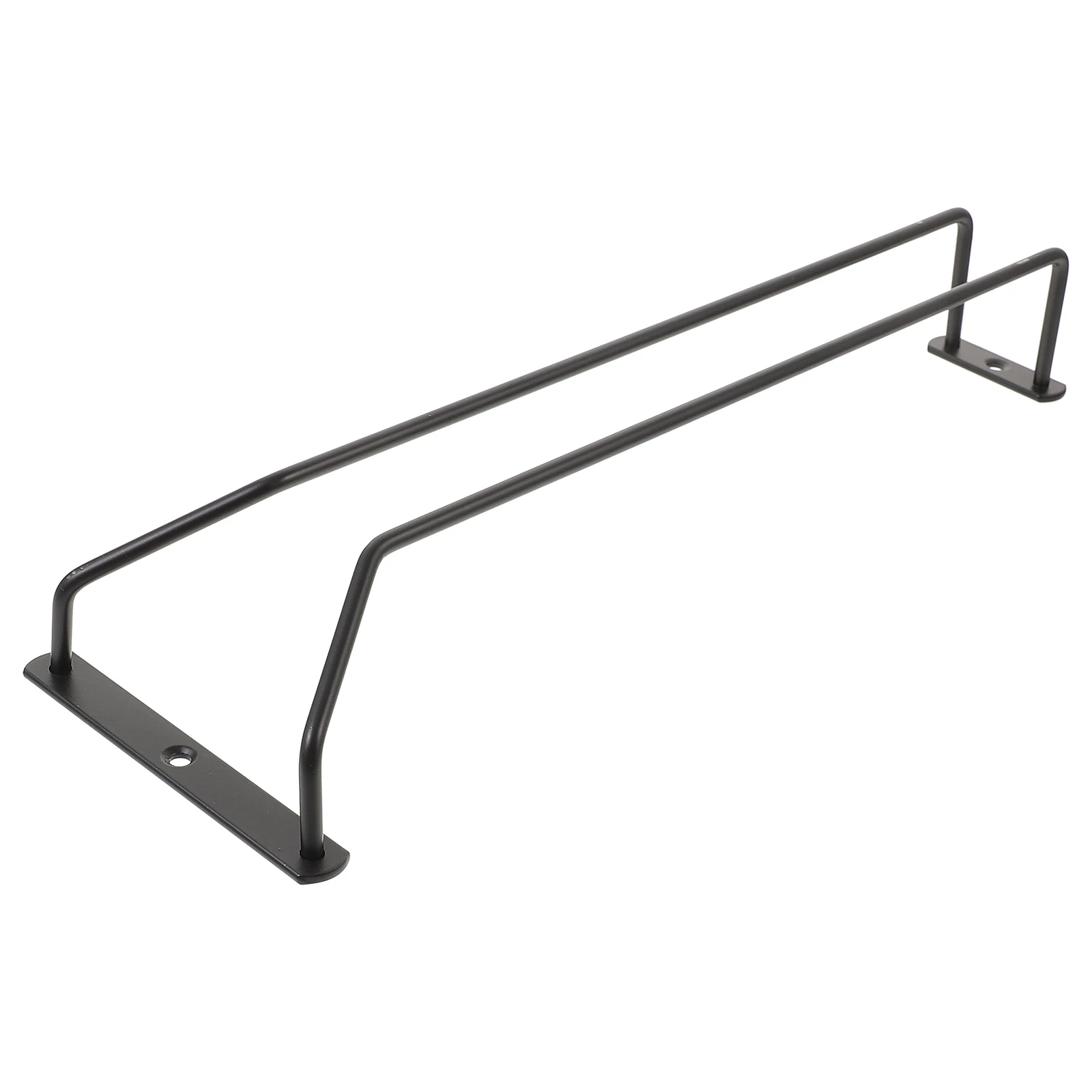 

Glass Holder 35CM Iron Black Rust Resistant Stemware Racks Bar Glasses ganizer Under Counter Shelf Storage