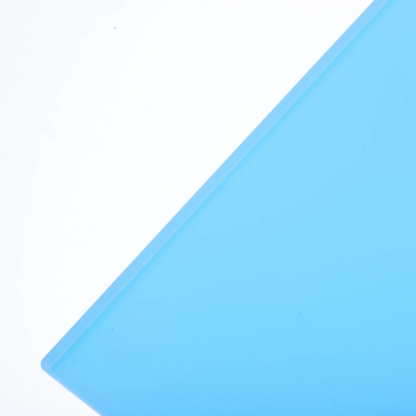 A5 Plastic Clipboard With Pen Holder Scale Writing Board For School Office Conference Medical Use Sky-Blue