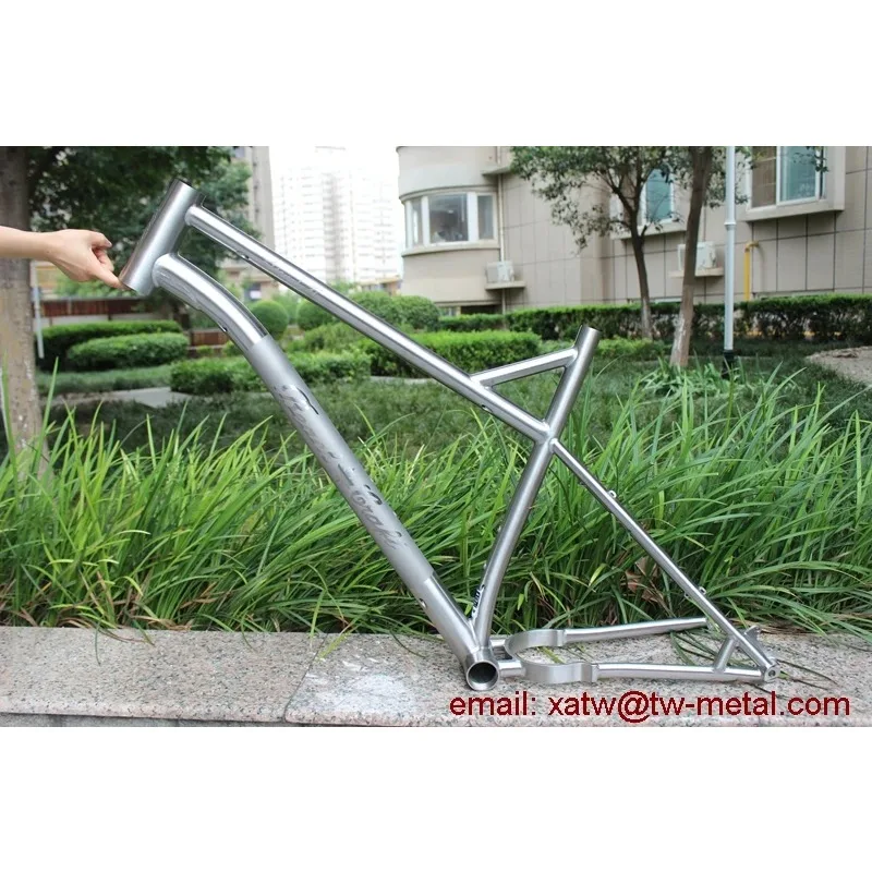 Ti Fat Bicycle Frame With Taper Head Tube 29erX4.5\