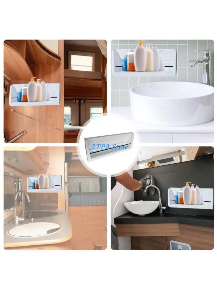 

U13C Versatile Shower Storage Shelves for Bathroom and Kitchen, Rustproof