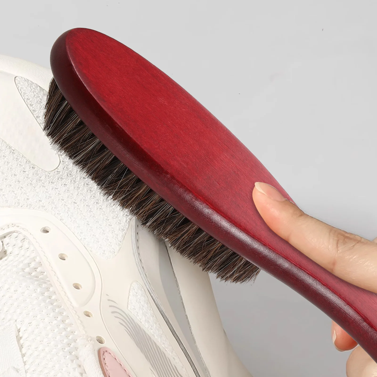 

Long Horsehair Brush for Shoes Clothes Cleaning Durable Soft Lightweight Laundry Washing Scrub Dusting Tool Household