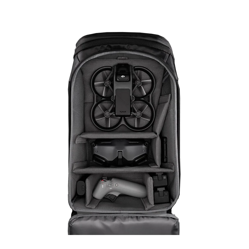 DJI Avata/Avata2 Black Waterproof Backpack For DJI FPV Bag Multifunctional Accessories Controller Glasses Storage Box Backpack