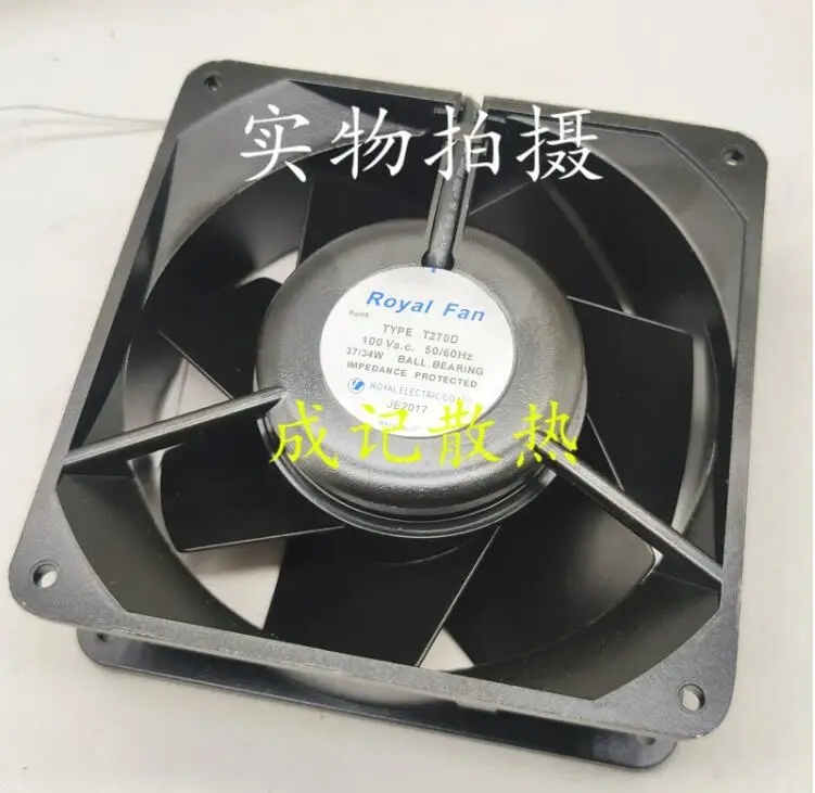 

Royal Fan TPYE T270D AC 100V 37/34W 140x140x50mm Server Cooling Fan